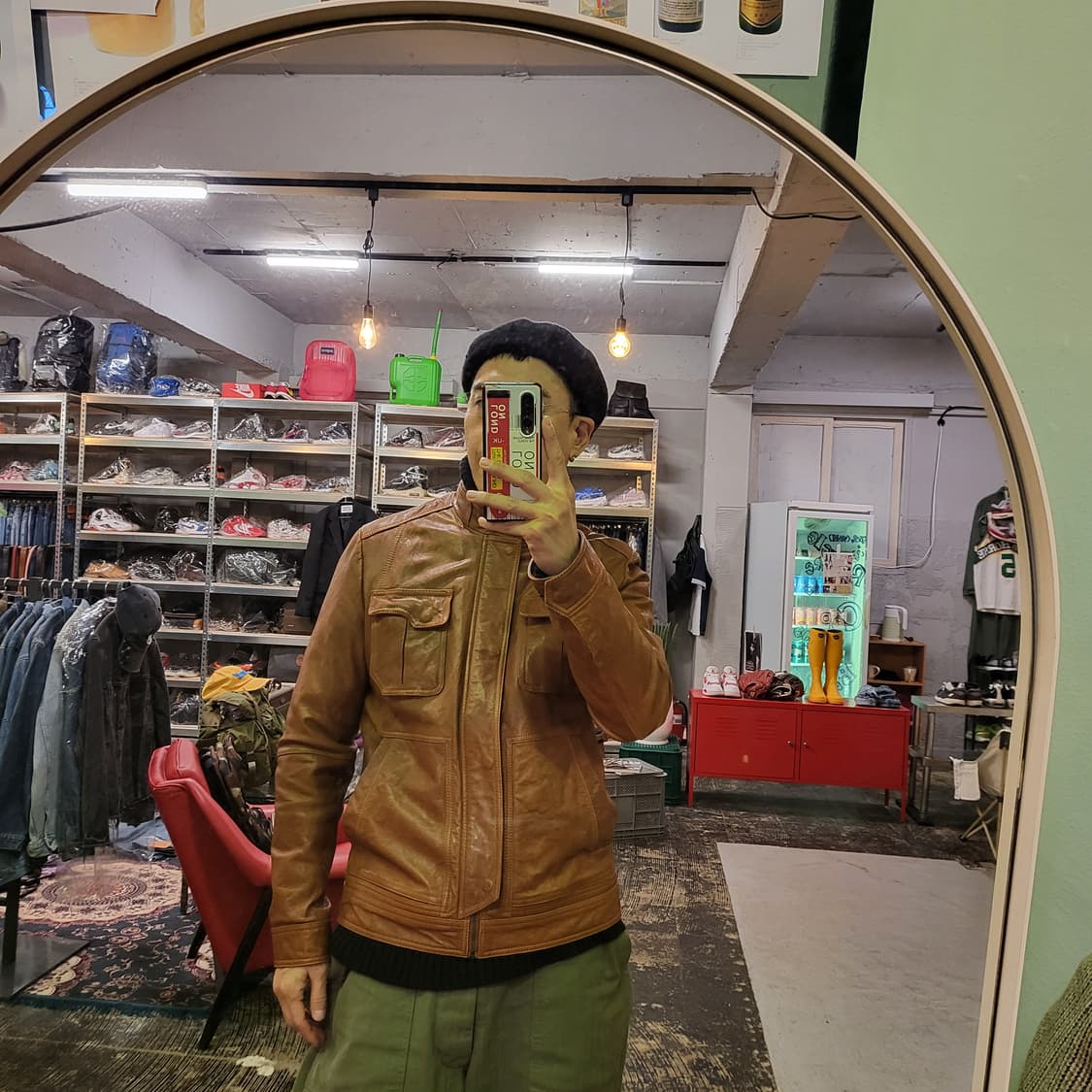 GGIO2 레더 바이커 자켓 (105) 상품이미지2