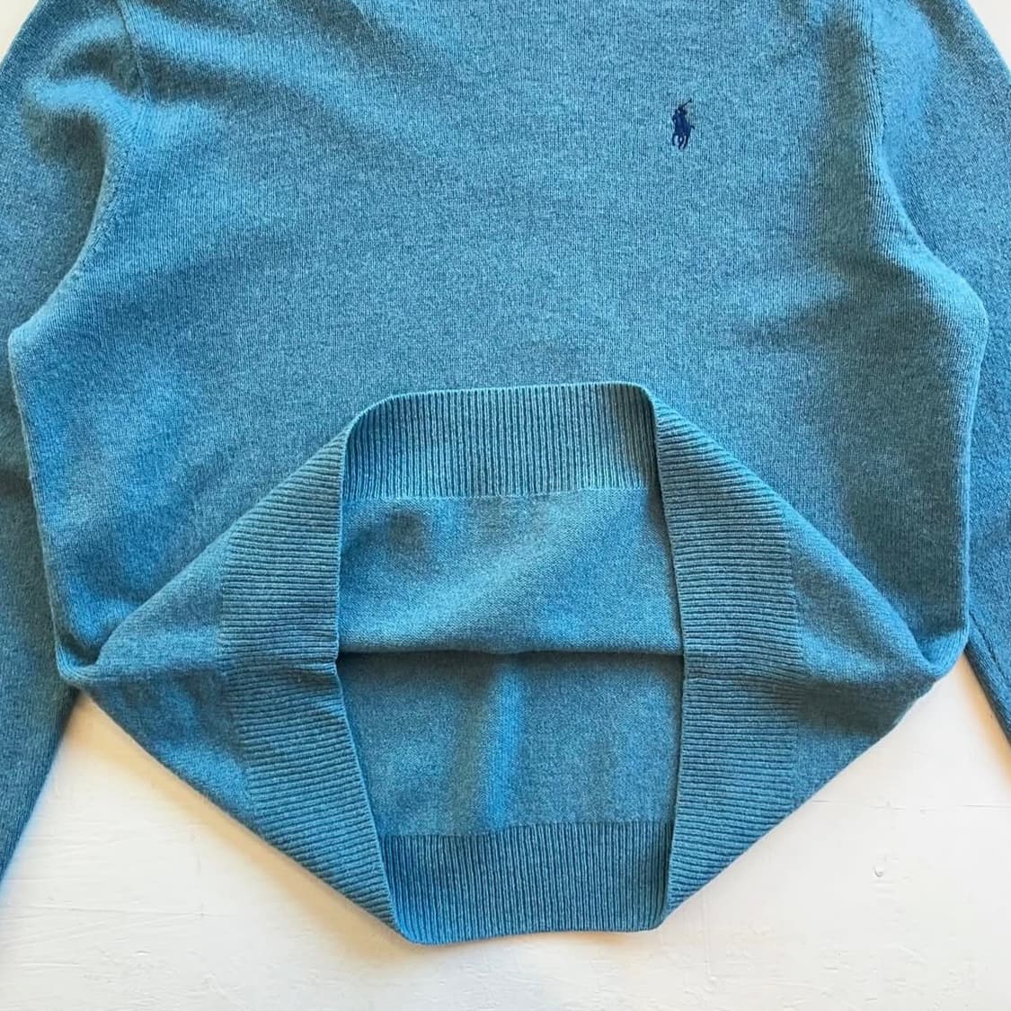 폴로랄프로렌 스카이블루 울 스웨터 상품이미지4