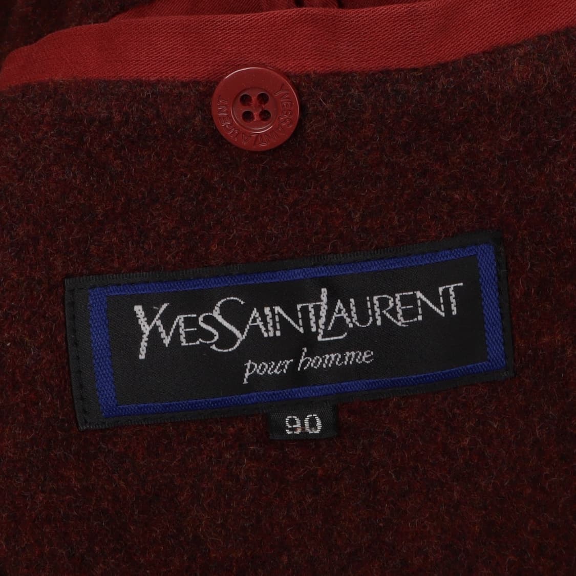 입생로랑 뿌르 옴므 스웨이드카라 로고 사파리 자켓 상품이미지8