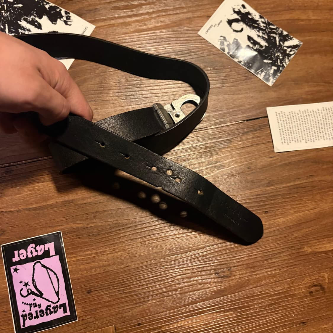 Salvatore Ferragamo 간치니 레더 벨트 상품이미지6