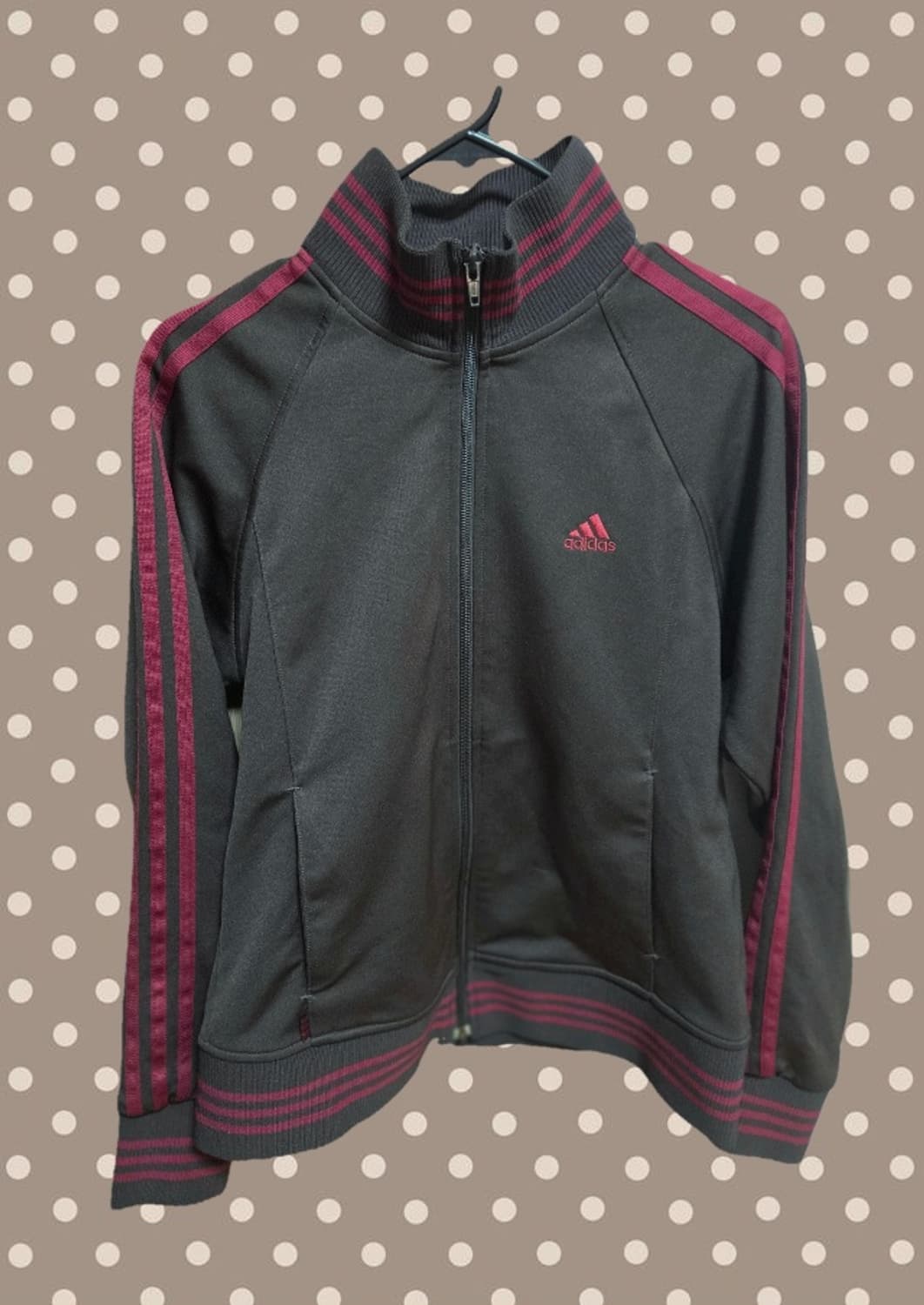 빈티지 아디다스 져지 와인색 Vintage Adidas 상품이미지1