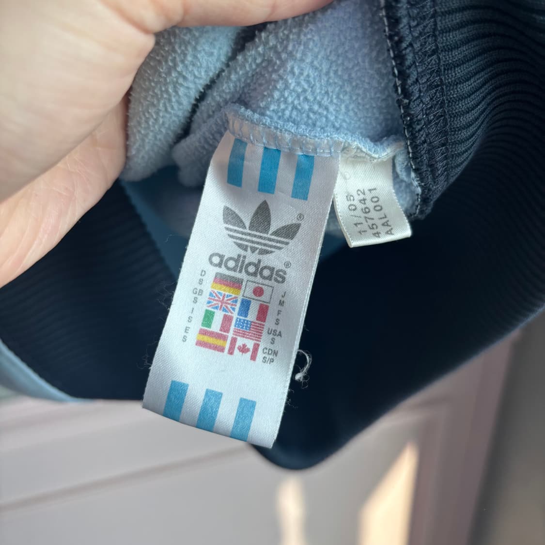 아디다스 무하마드 알리 져지 트랙탑 소라 네이비 상품이미지3