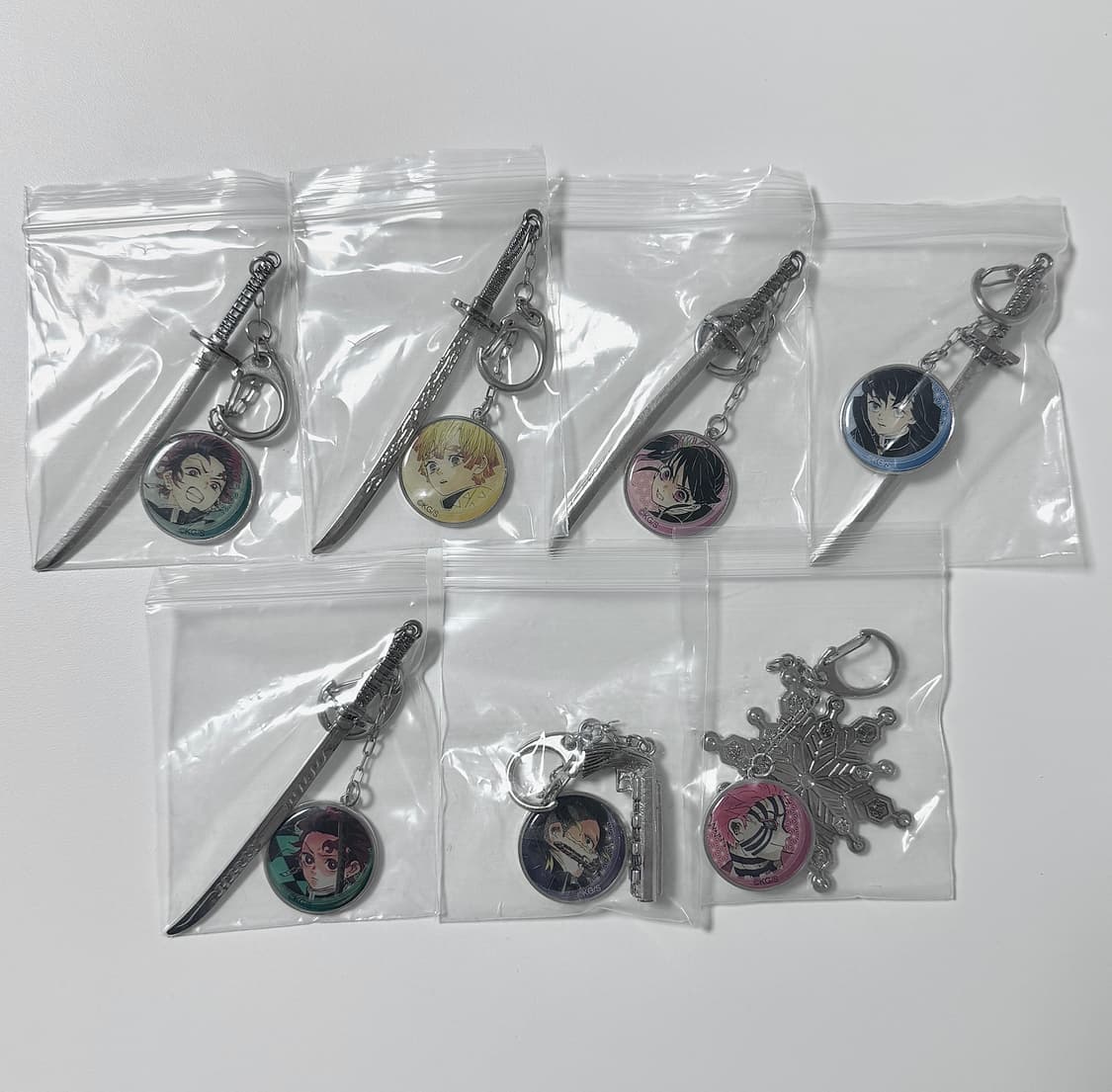 귀멸의 칼날 원화 일륜도 키링 애니 원작 일본 상품이미지1