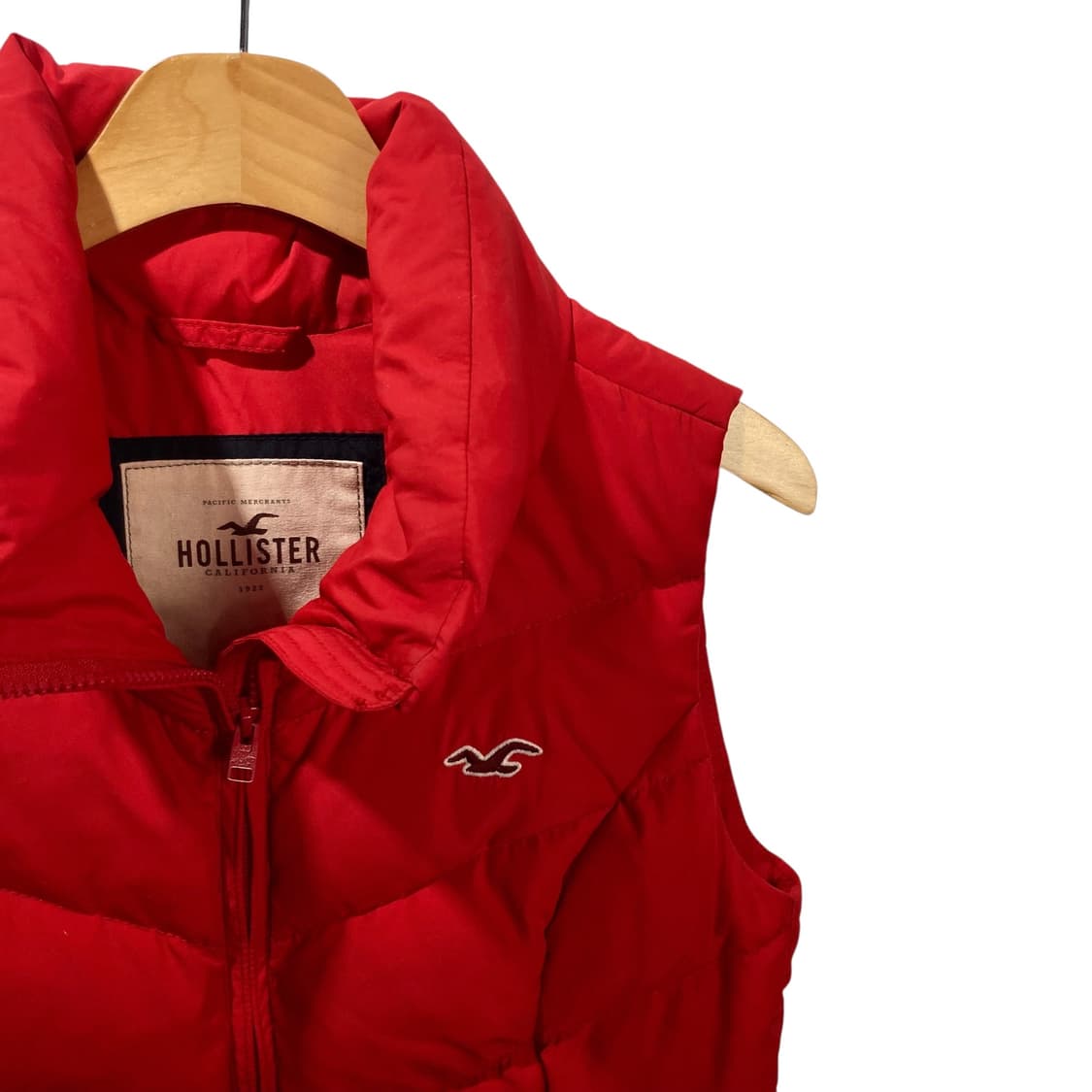 홀리스터 레드 패딩 베스트 상품이미지3