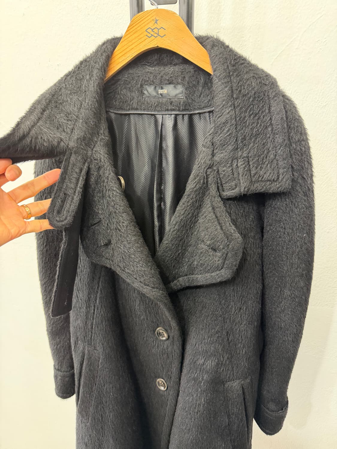 정품) 시스템 한섬 알파카 여성 코트 82 상품이미지3