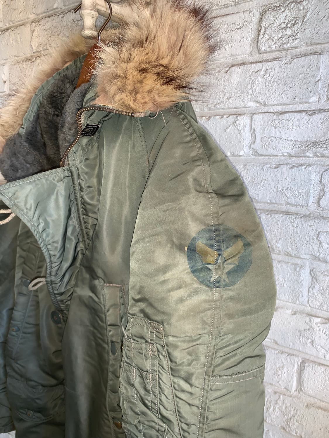 60년대 미공군 n-3b 파카 100 상품이미지5