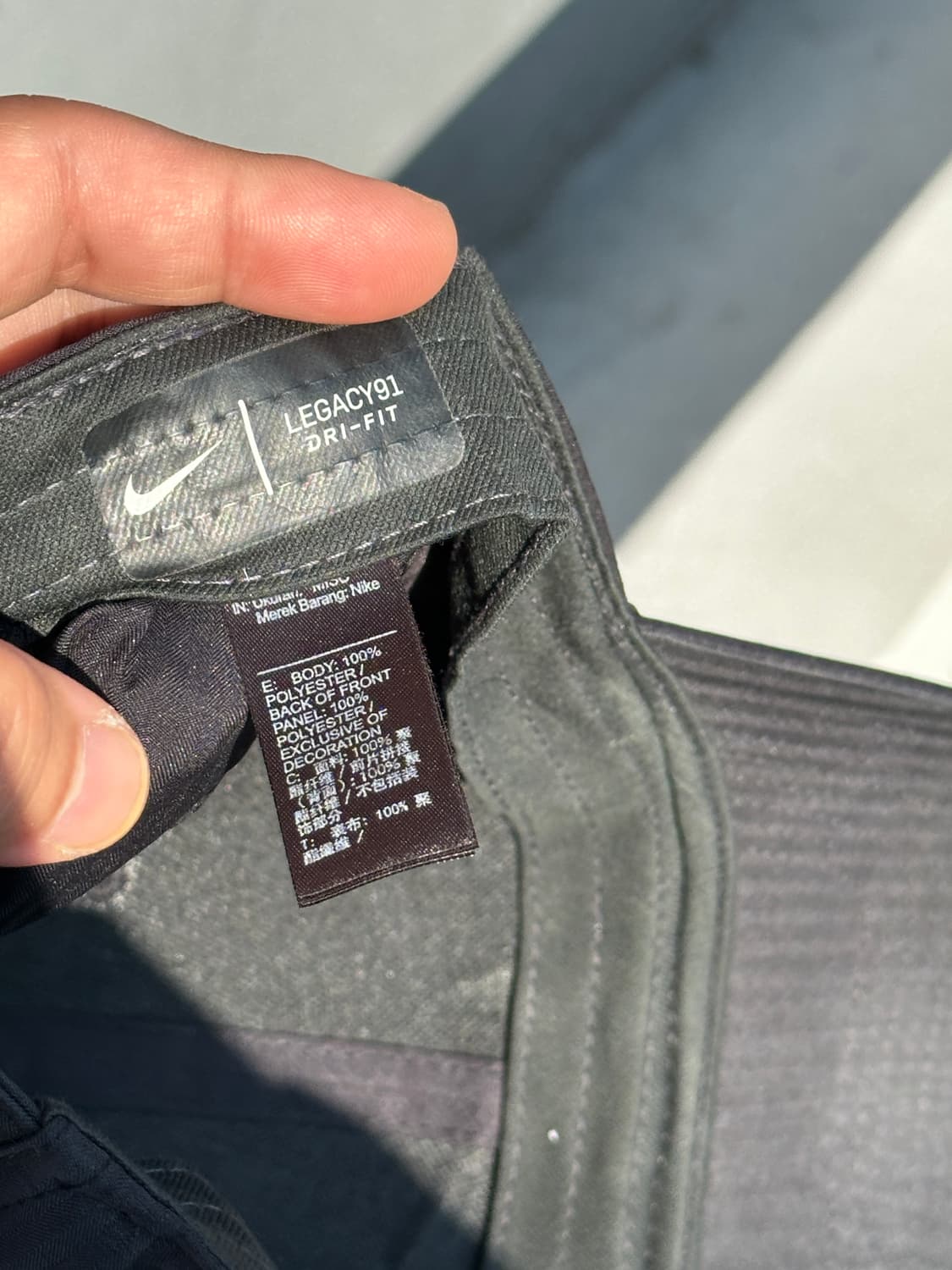 [F] 나이키 로고 블랙 볼캡 모자 상품이미지7