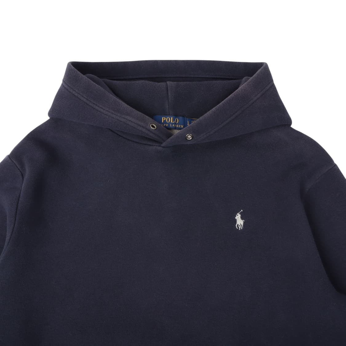 폴로 랄프로렌 QR 네이비 플리스라이닝 후드티 상품이미지2