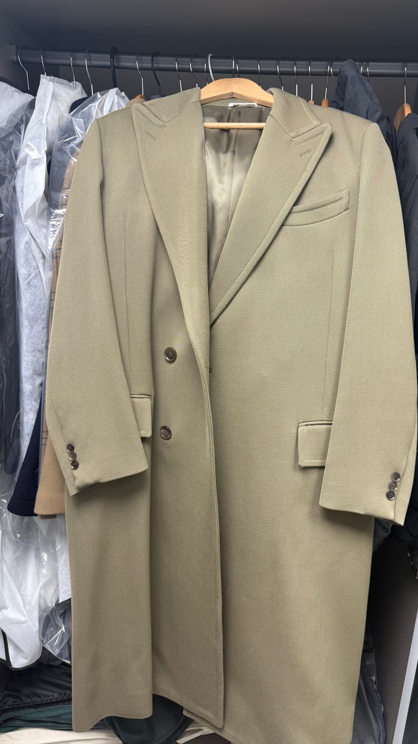 AURALEE 오라리 더블 클로스 하드 트위스트 체스터필드 코트 3 상품이미지1