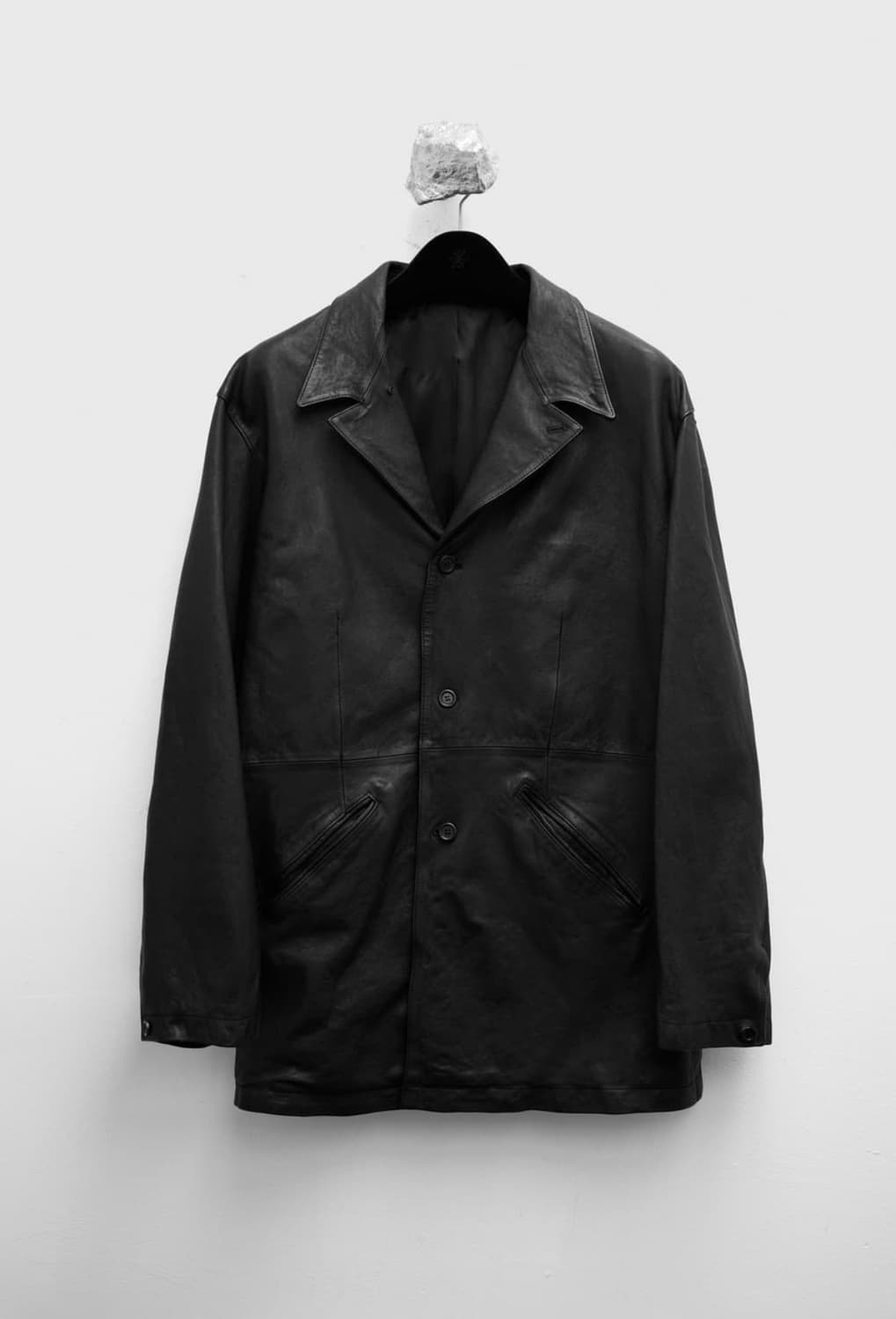 26ss 유스 워시드 레더자켓 라지사이즈 상품이미지1