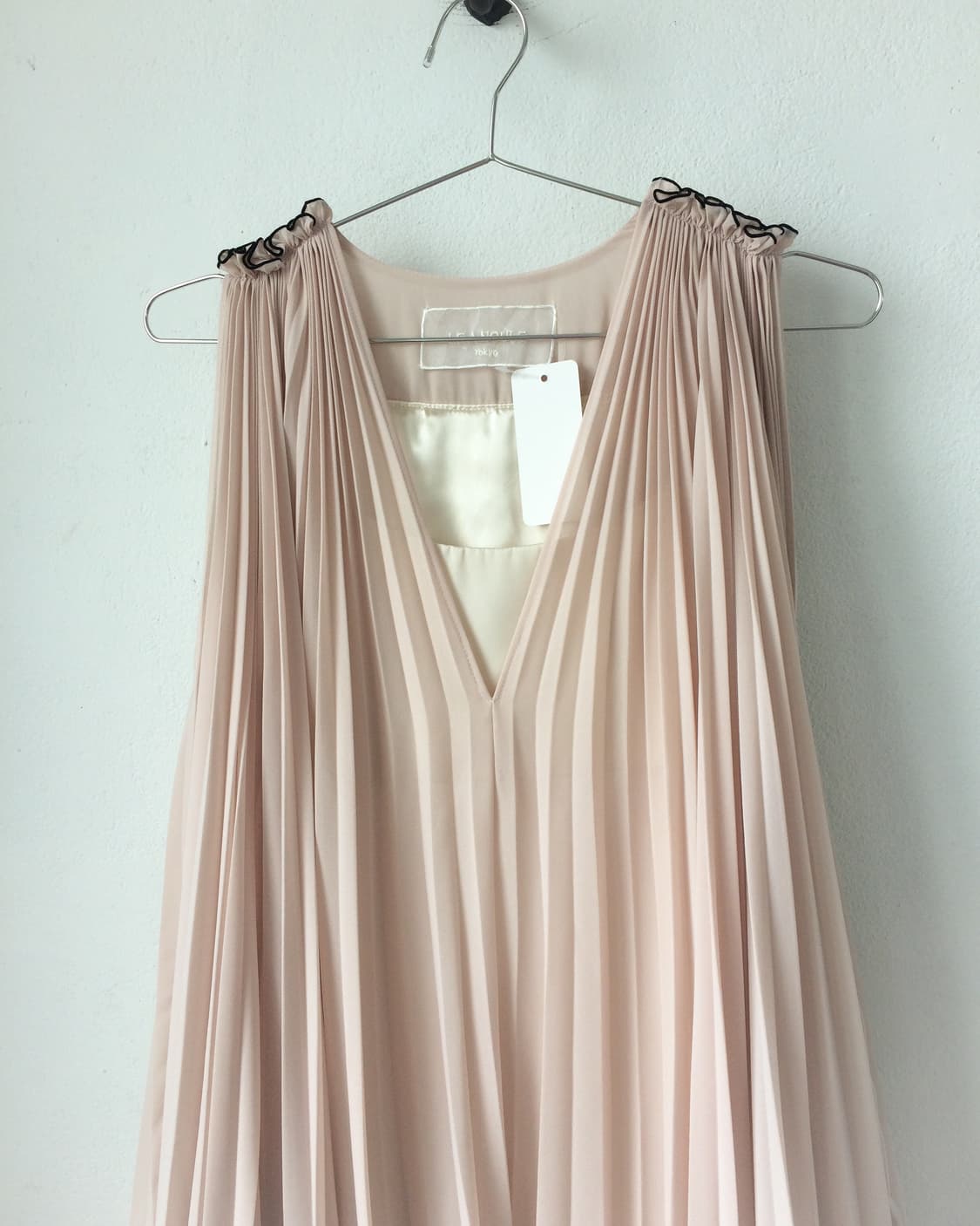 Pleats flare sleeveless onepiece 상품이미지3