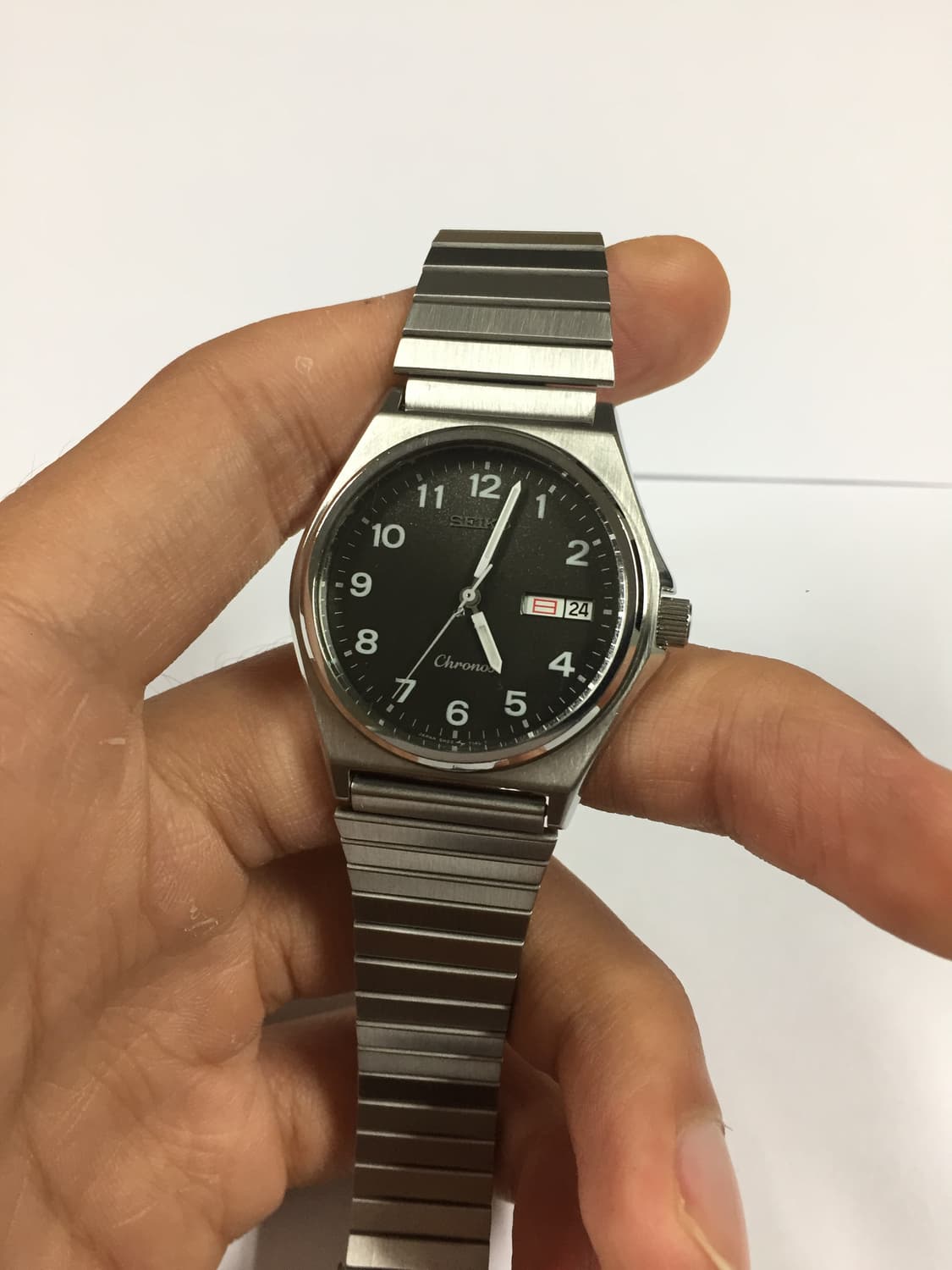 80s seiko chronos arabic quatz day-date 상품이미지7