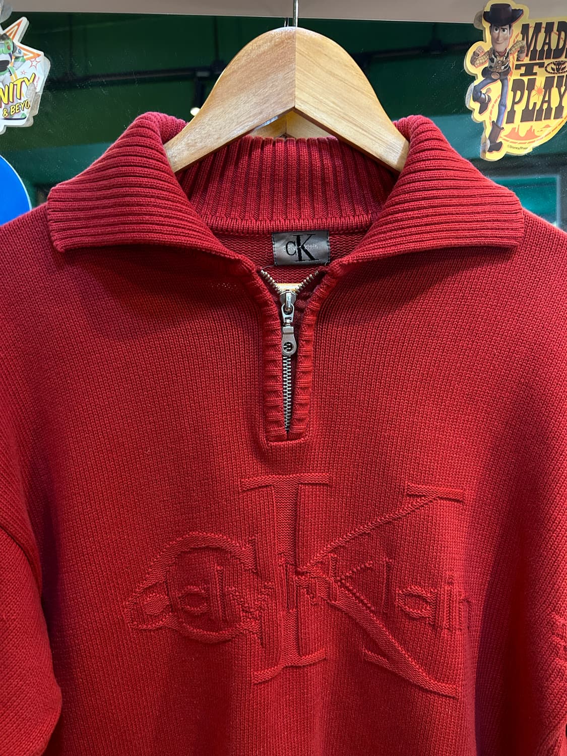 캘빈클라인 하프집업니트 상품이미지2