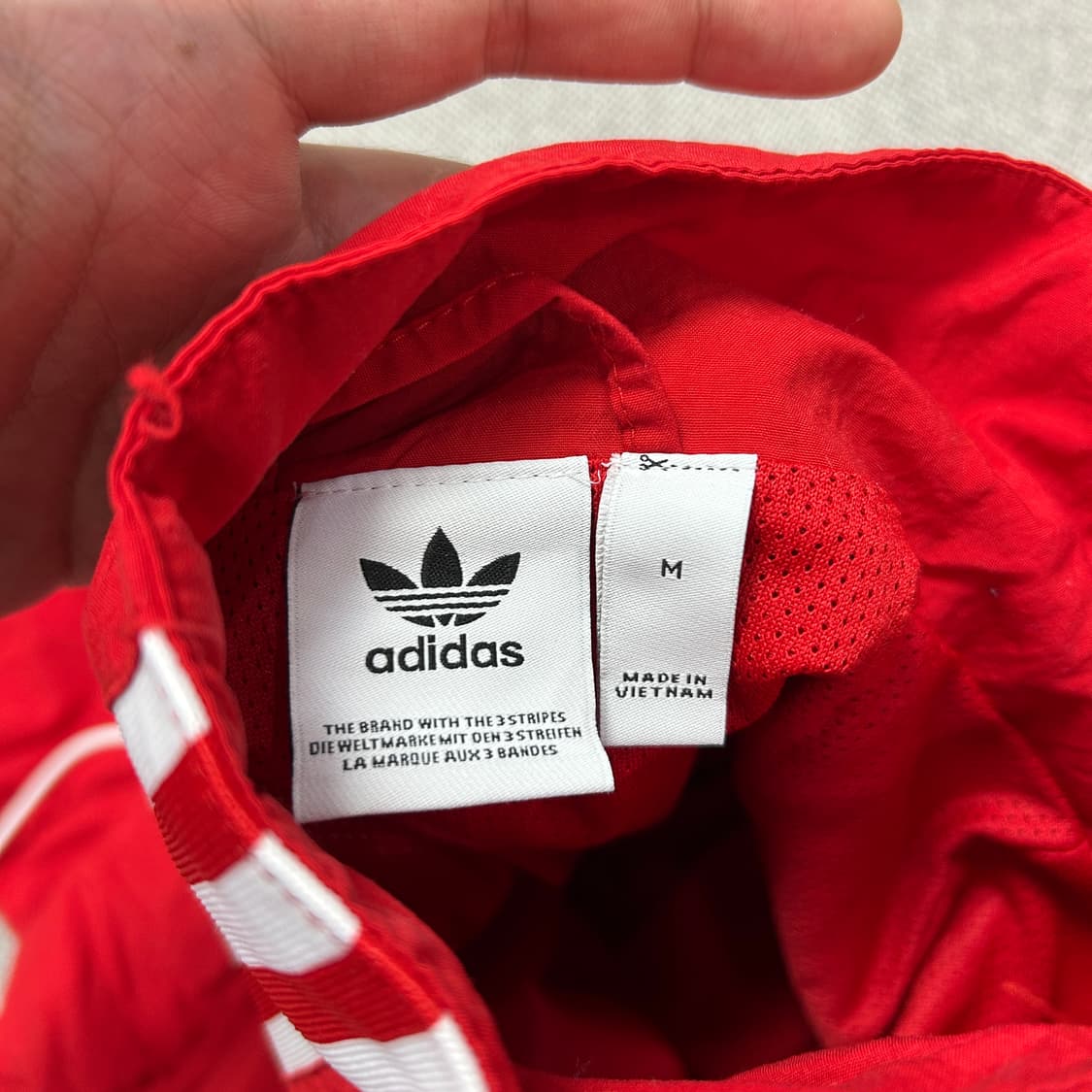 아디다스 우먼스 레드 락업 트랙탑(M) 상품이미지2