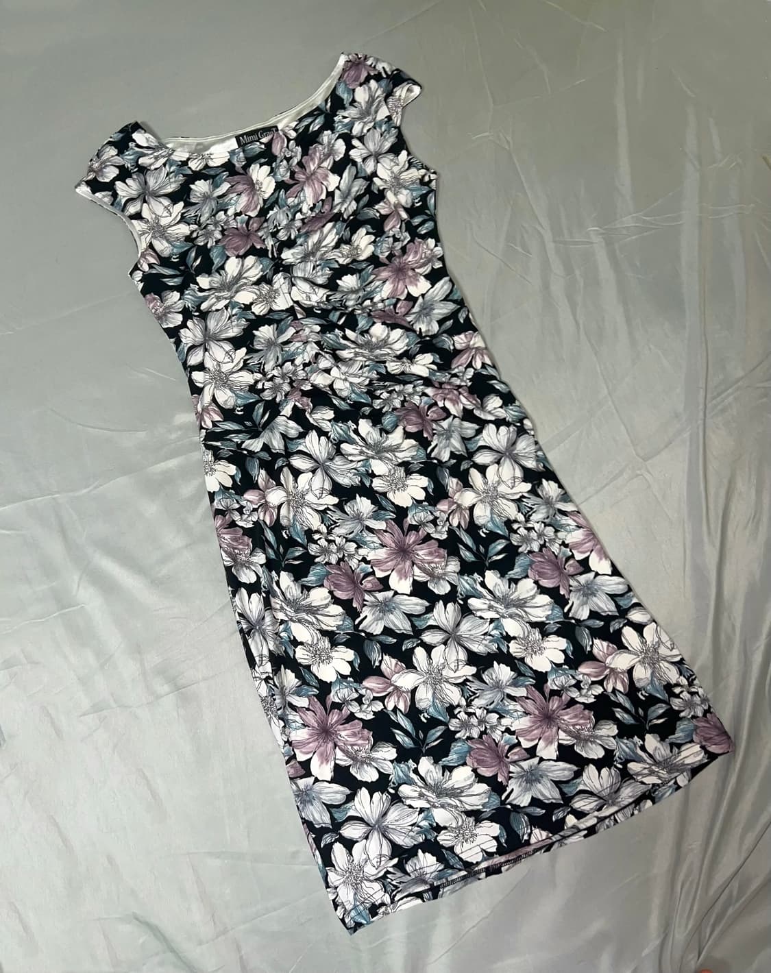 ✨vintage black flower pattern dress✨ 상품이미지1