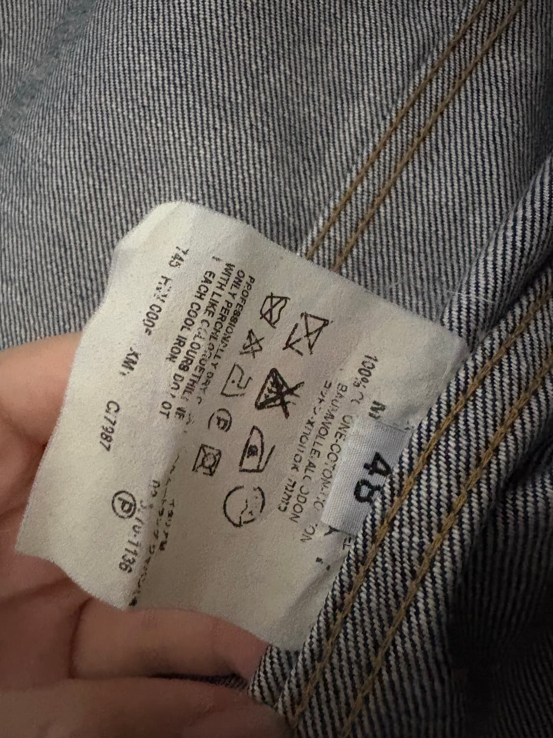 헬무트랭 데님 트러커 자켓 상품이미지4