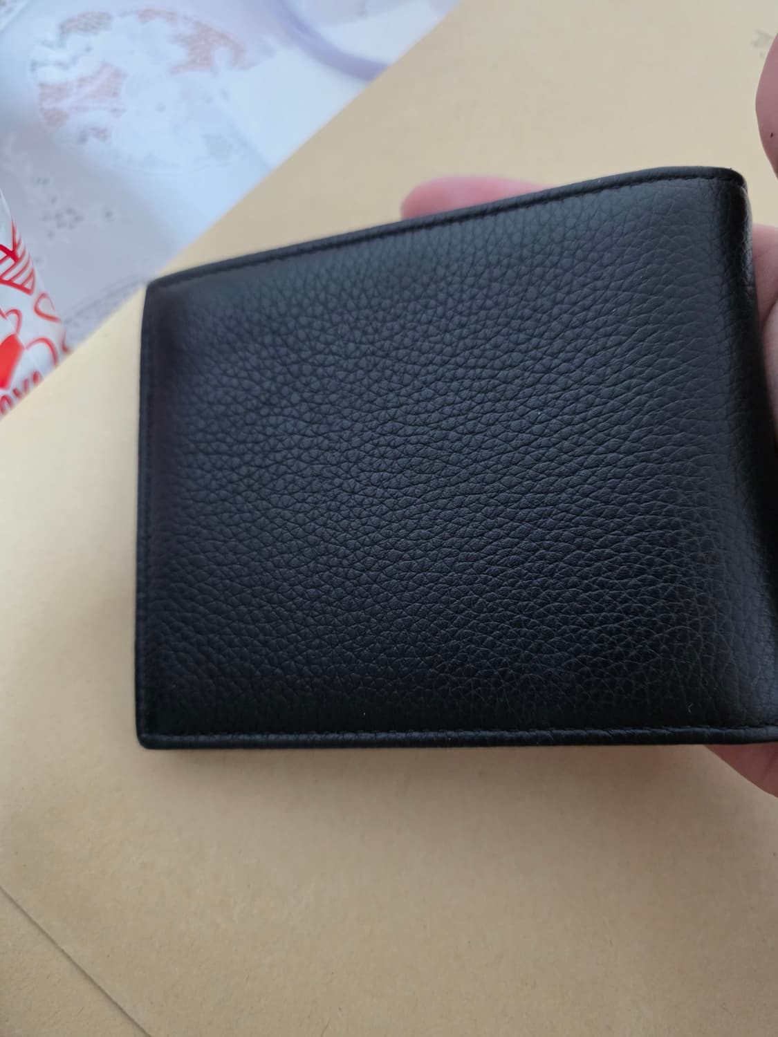 디올 오블리크 새들 반지갑 블랙 상품이미지2