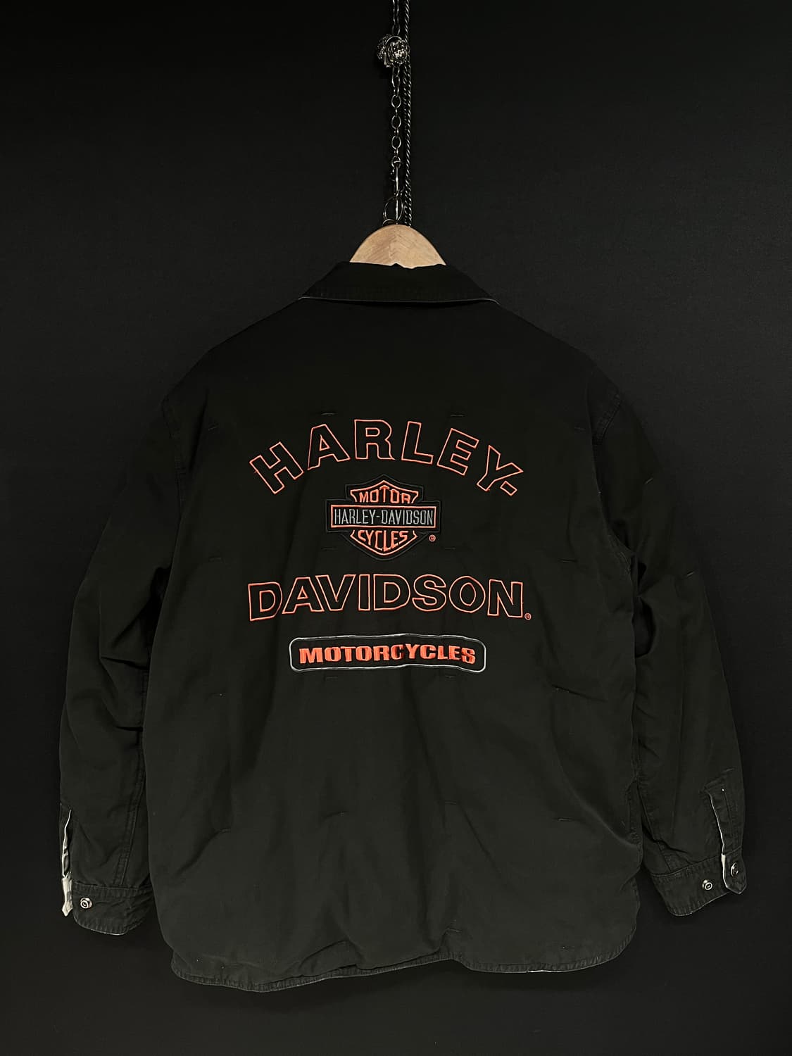 할리데이비슨 카모&블랙 양면 다운 자켓 상품이미지7