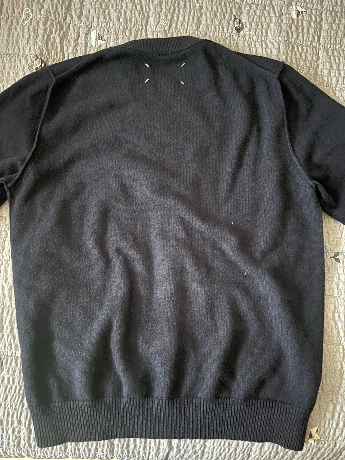 메종 마르지엘라 캐시미어 니트 네이비 상품이미지3