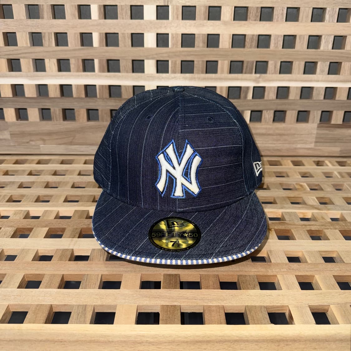 00s 뉴에라 양키즈 59fifty 데님 워시드 캡  상품이미지1