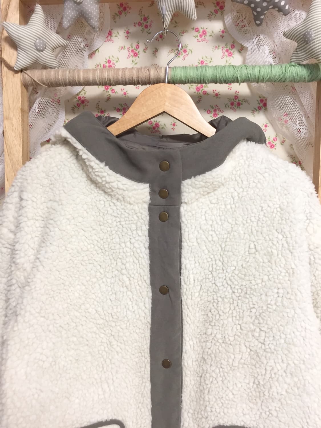 빈티지 모리걸 사만사모스 양털 자켓 상품이미지5