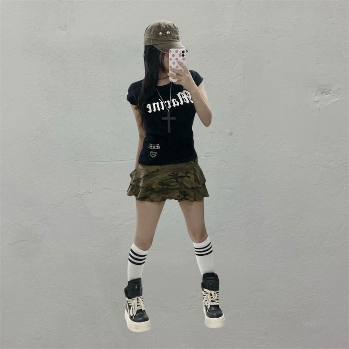 MICHEL KLEIN y2k Marine T-shirt 상품이미지2