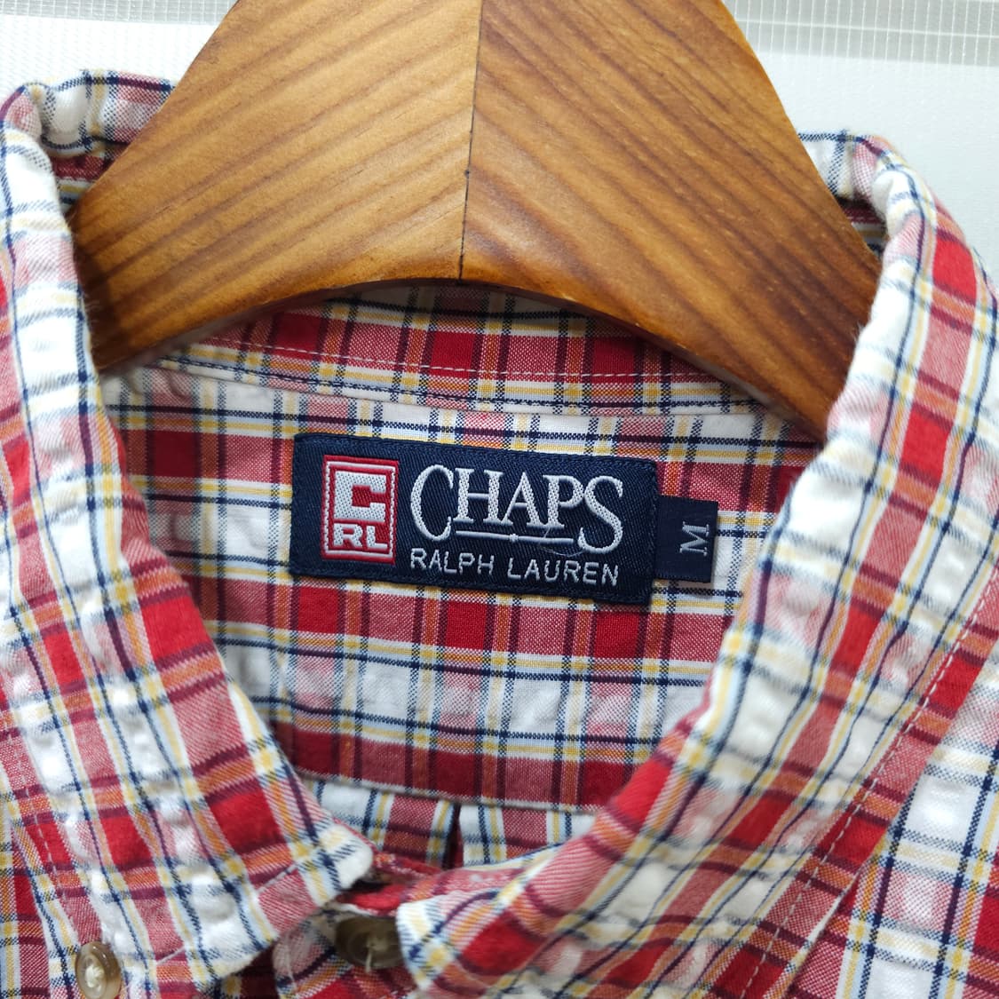 챕스 랄프로렌 시어서커 반팔 체크셔츠- M 상품이미지7