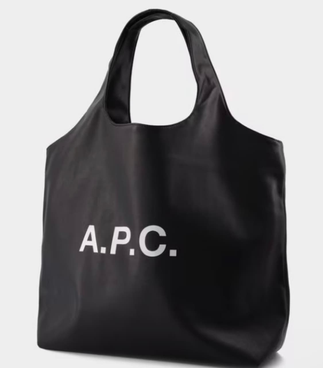 아페쎄 니논 리사이클 레더 토트백 블랙 상품이미지6