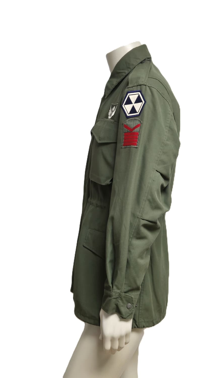 육군 구형 706특공연대 하사 민무늬 야전상의 전투복 상의 자켓 (L) 상품이미지2