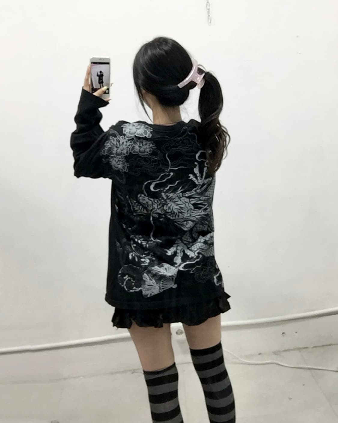 [JPN] 오리엔탈 재팬 드래곤 글리터 롱슬리브 상품이미지1