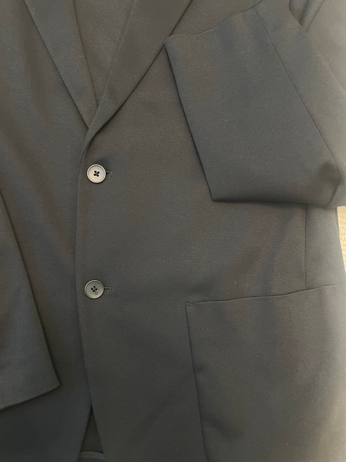 유니클로 저지자켓 블랙 상품이미지3