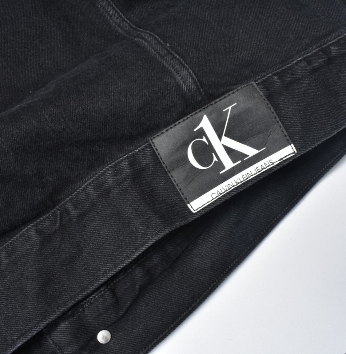 캘빈클라인 흑청 블랙 트러커 데님 청자켓 상품이미지7