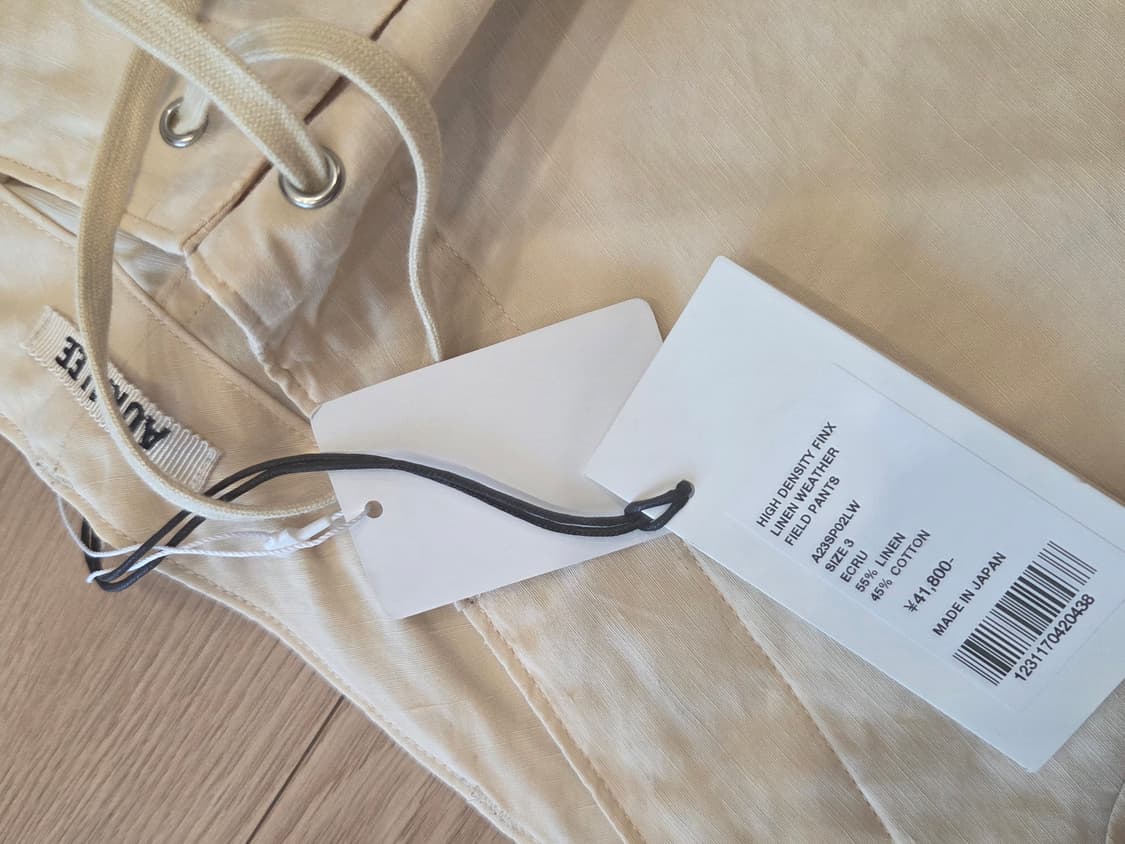 AURALEE 리넨 코튼 팬츠 상품이미지2