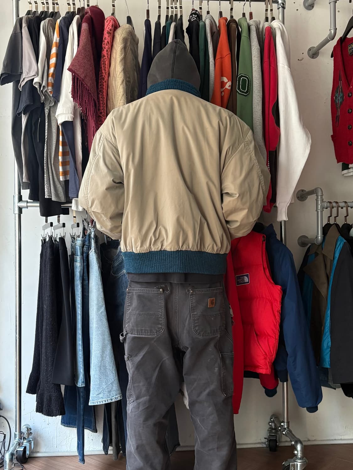 80s Hugo Boss 봄버 자켓 상품이미지3