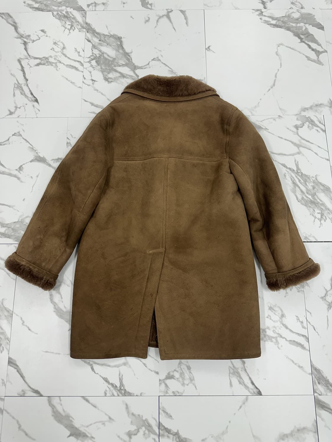 USA 빈티지 양가죽 무톤 코트 상품이미지2