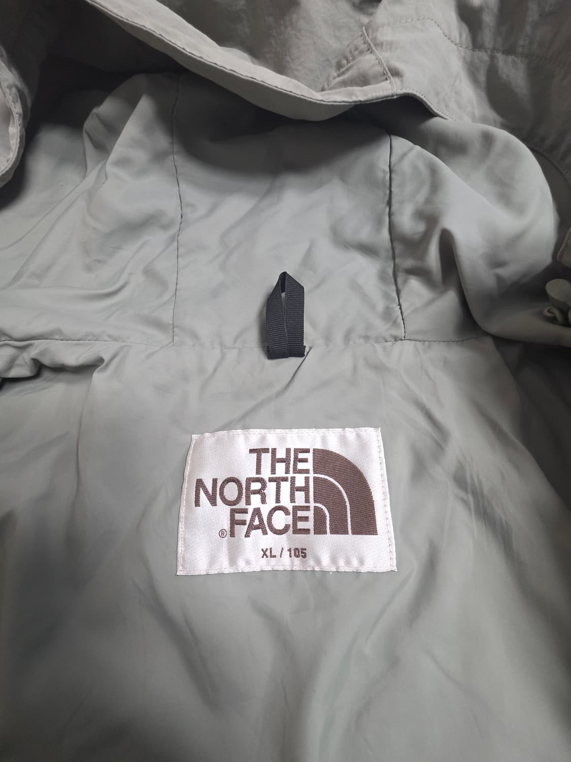 노스페이스 라이트 카키 맨톤 바람막이 XL사이즈 상품이미지5