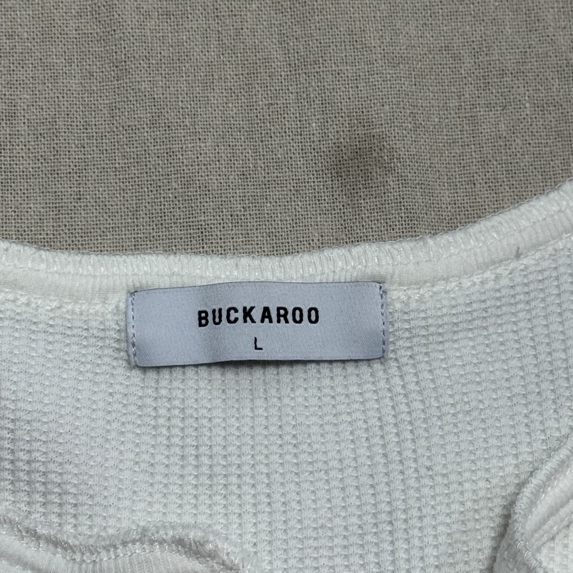 버커루 와플 헨리넥 롱슬리브 L 상품이미지6