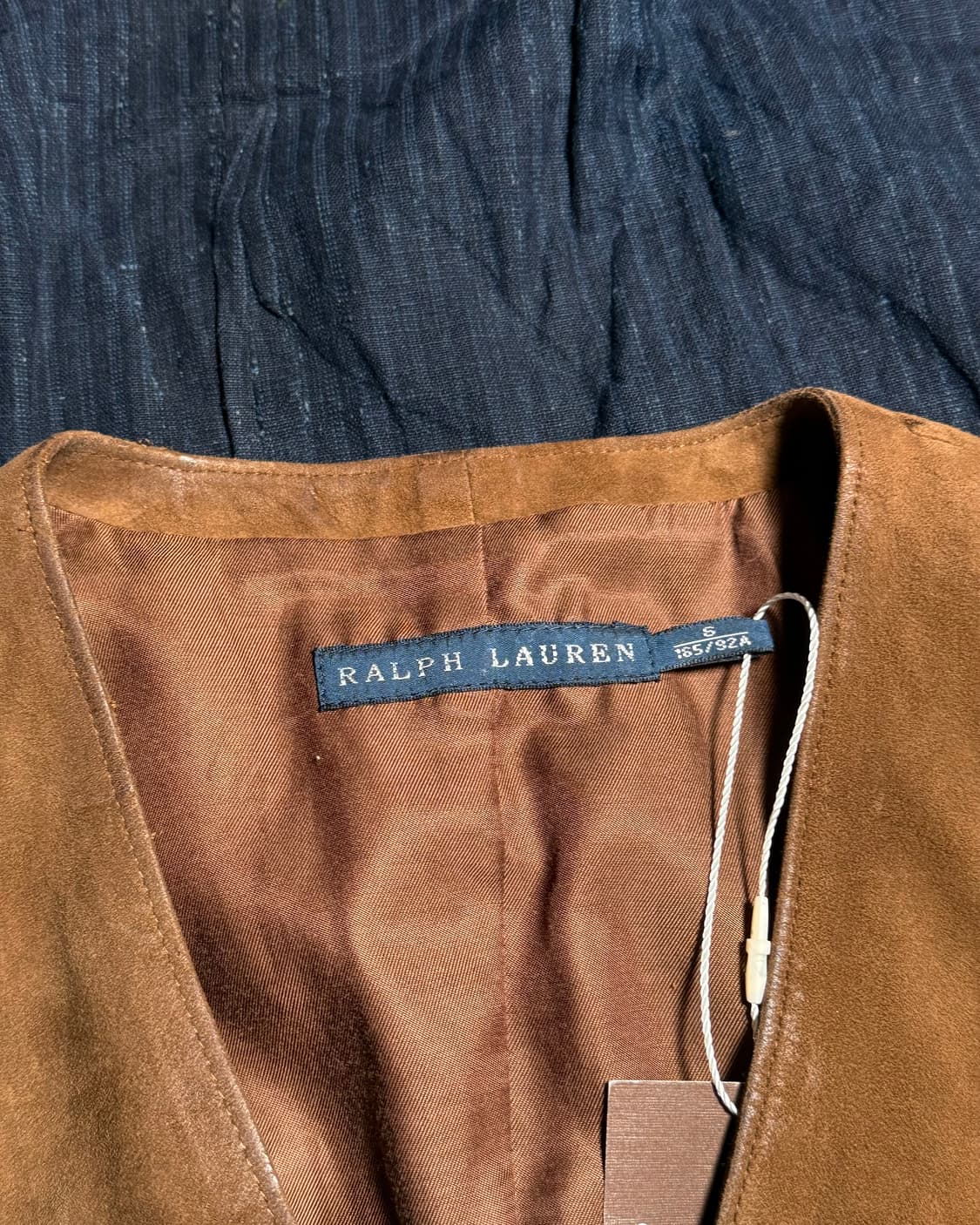 폴로 랄프로렌 파인 고트 스킨 스웨이드 베스트 6 상품이미지4