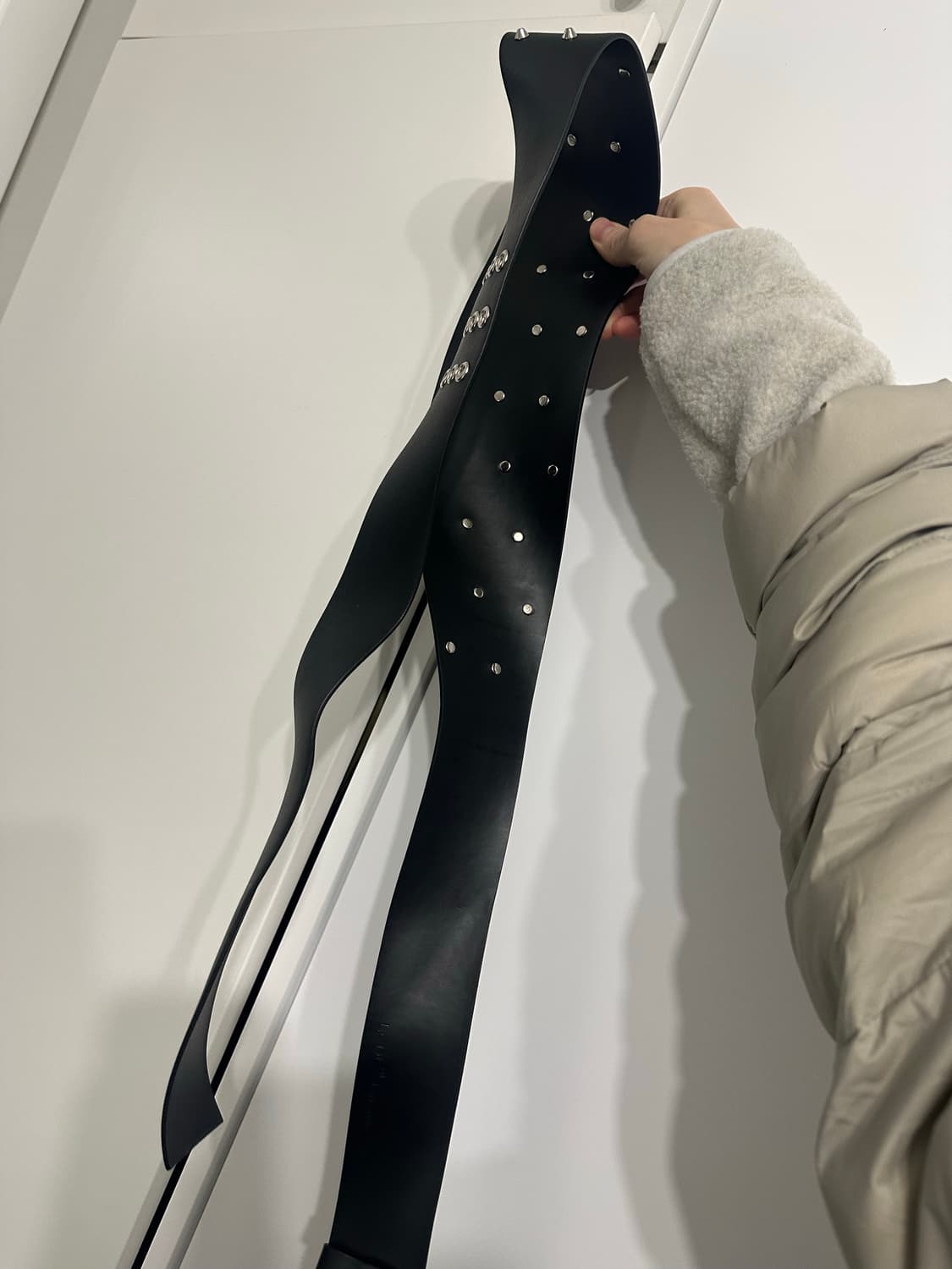 lcdc 스터드 와이드 벨트 상품이미지5