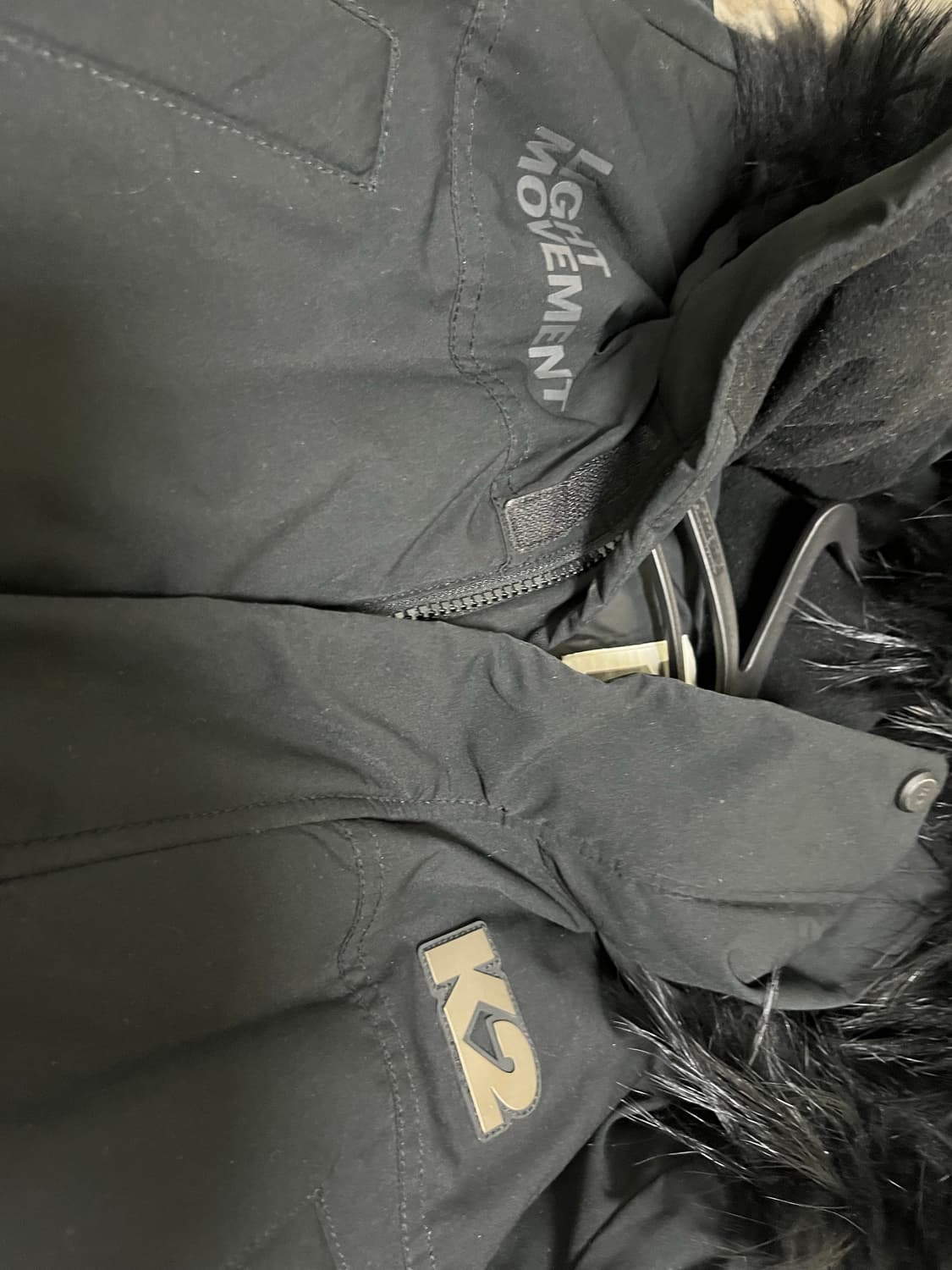 에눌가능 K2 롱패딩 블랙 / 사이즈 85 (S) 상품이미지2