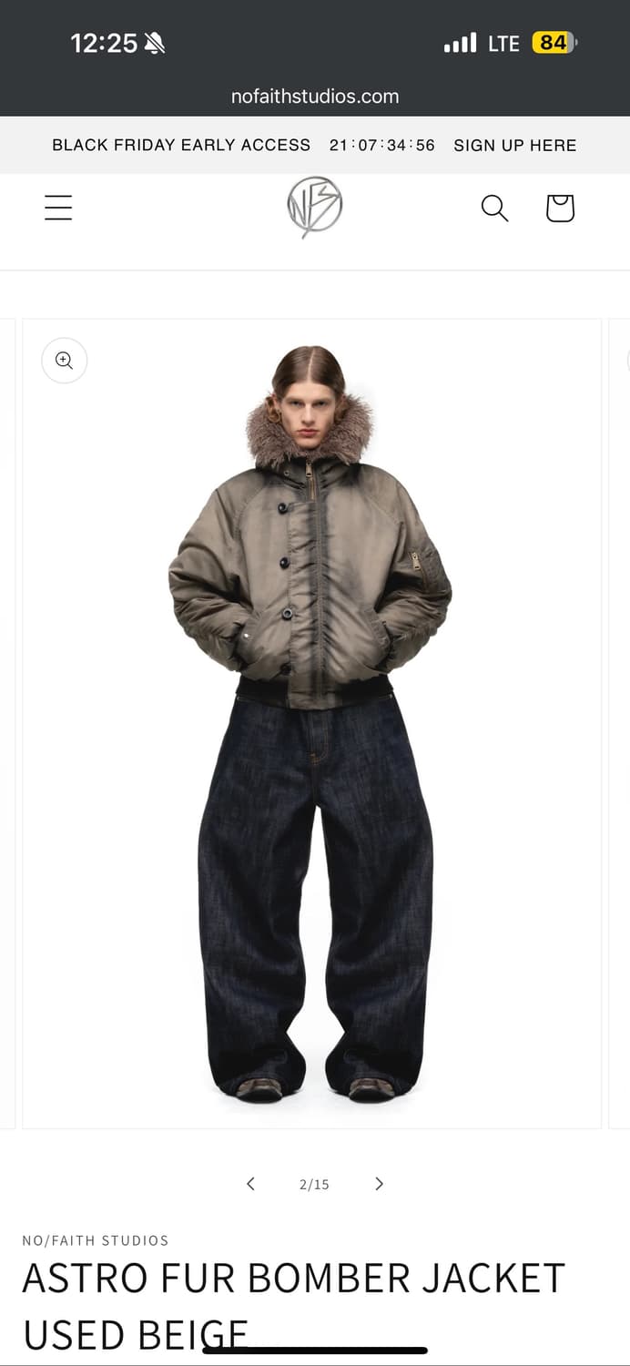 [M] 노페이스스튜디오 아스트로 퍼 봄버 자켓 n2b 상품이미지2