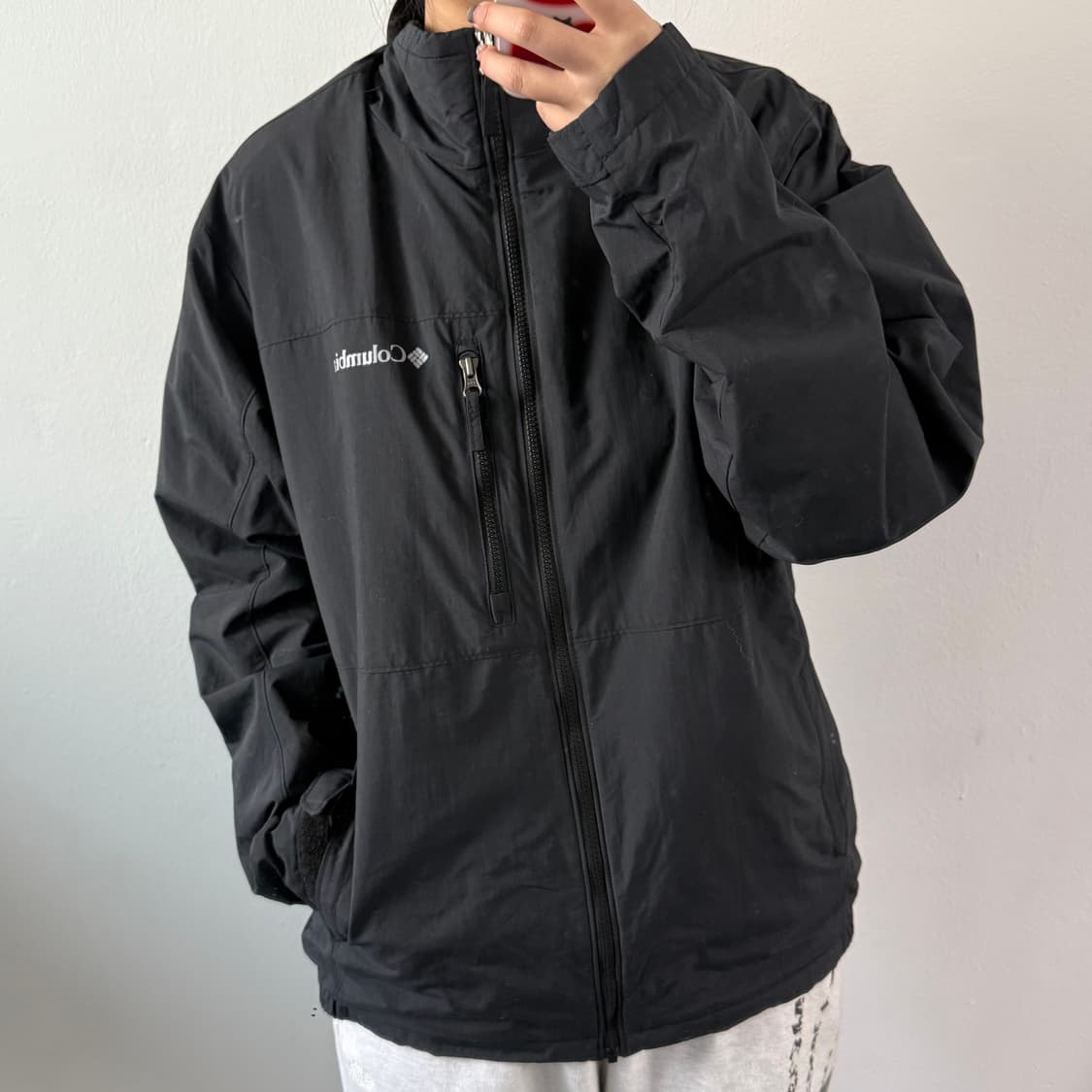 [L] 컬럼비아 블랙 바람막이 상품이미지2