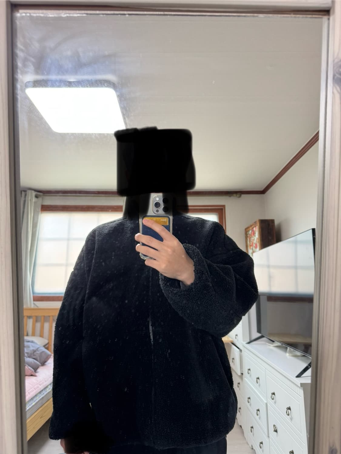 아디다스 뽀글이 플리스 자켓 A/XL 상품이미지3