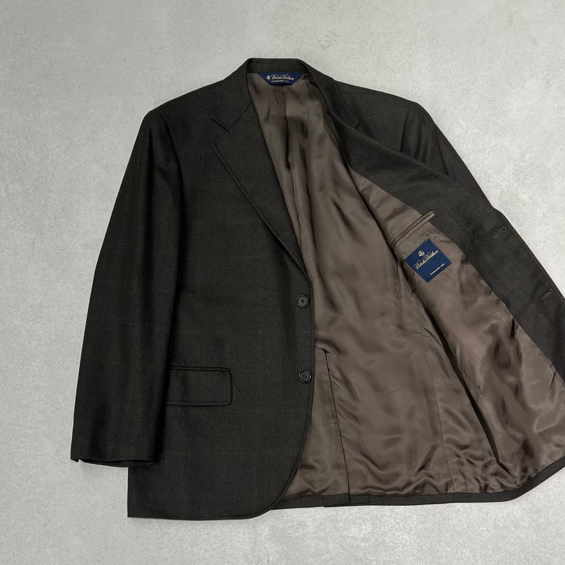 브룩스브라더스 체크 울블레이저 s09813 상품이미지3