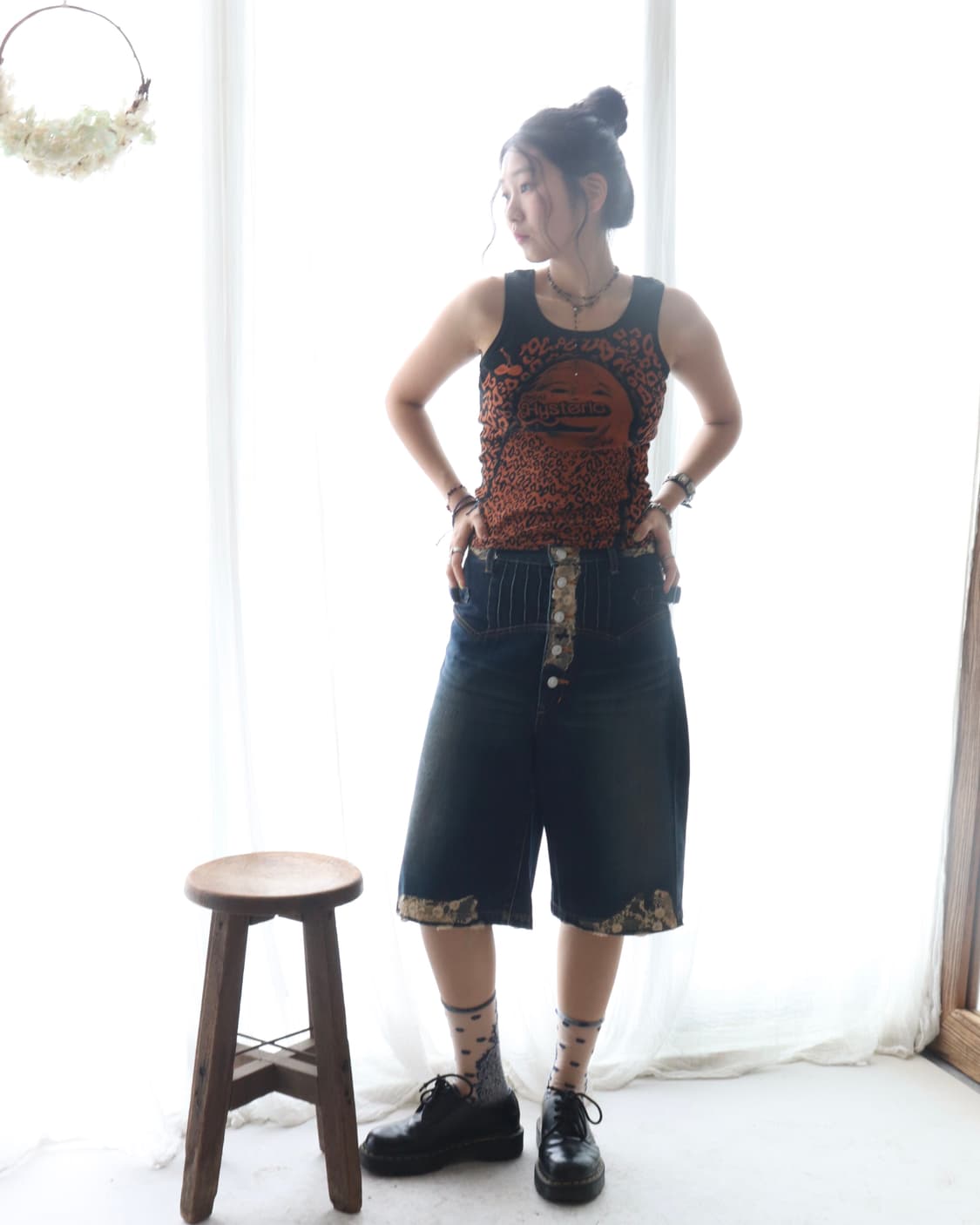[Hysteric Mini] Orange Leopard Tank Top 상품이미지5