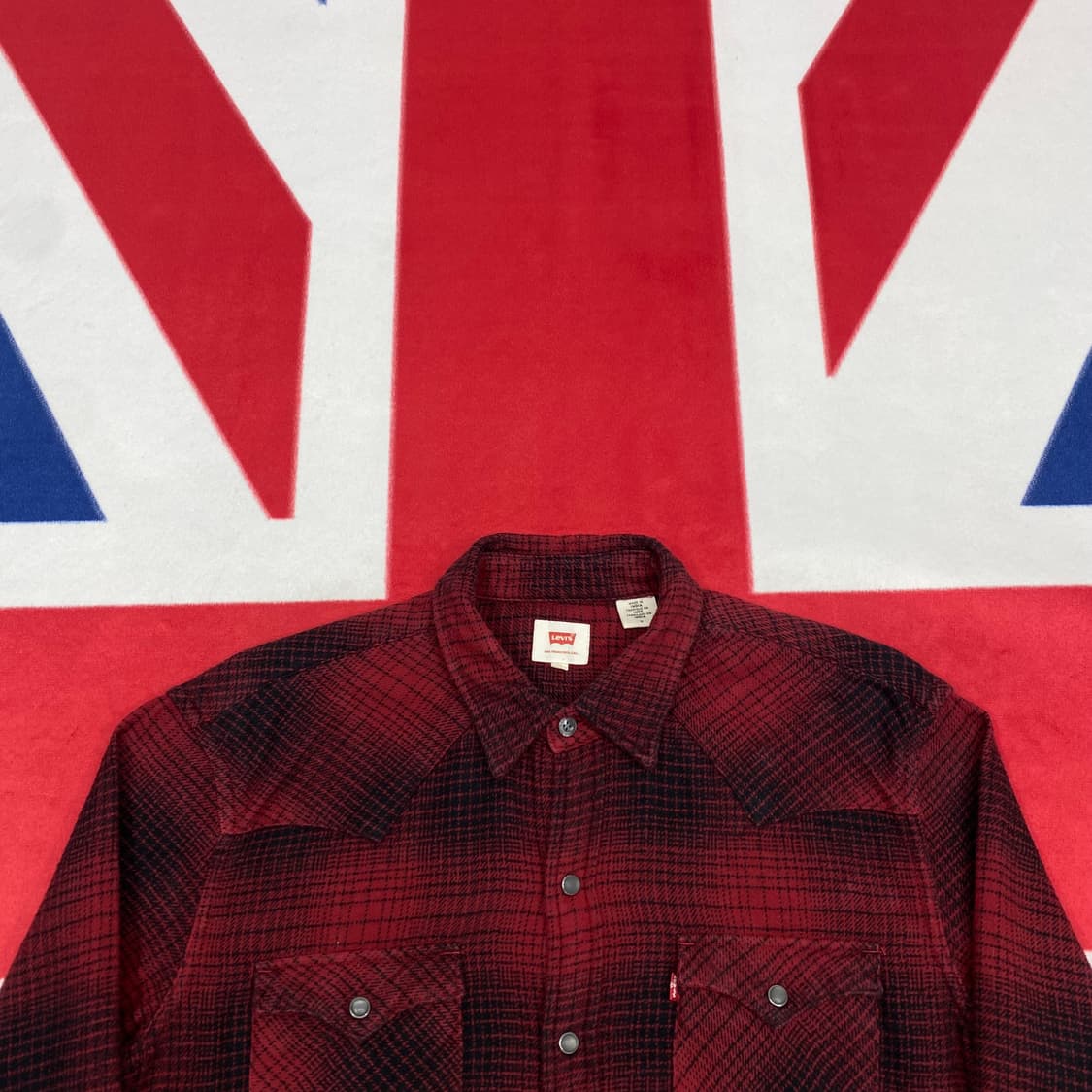 리바이스 플란넬 웨스턴셔츠 M 상품이미지3