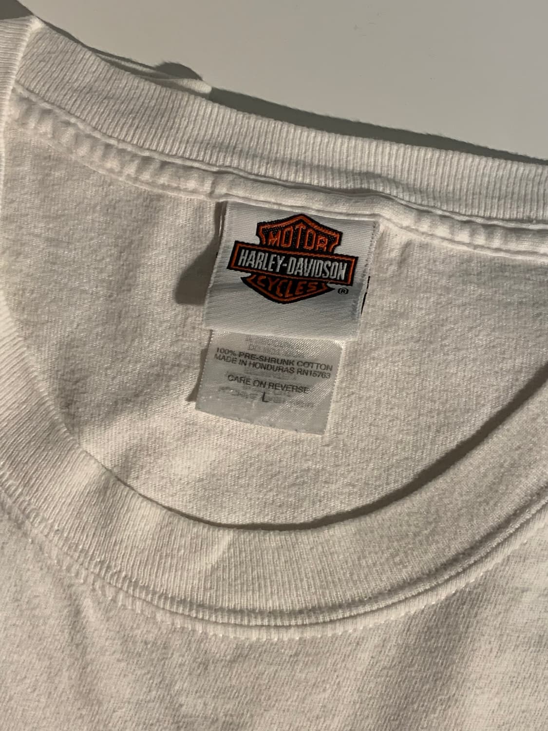 00s 할리데이비슨 peterson 프린팅 반팔 티셔츠 l xl 상품이미지4