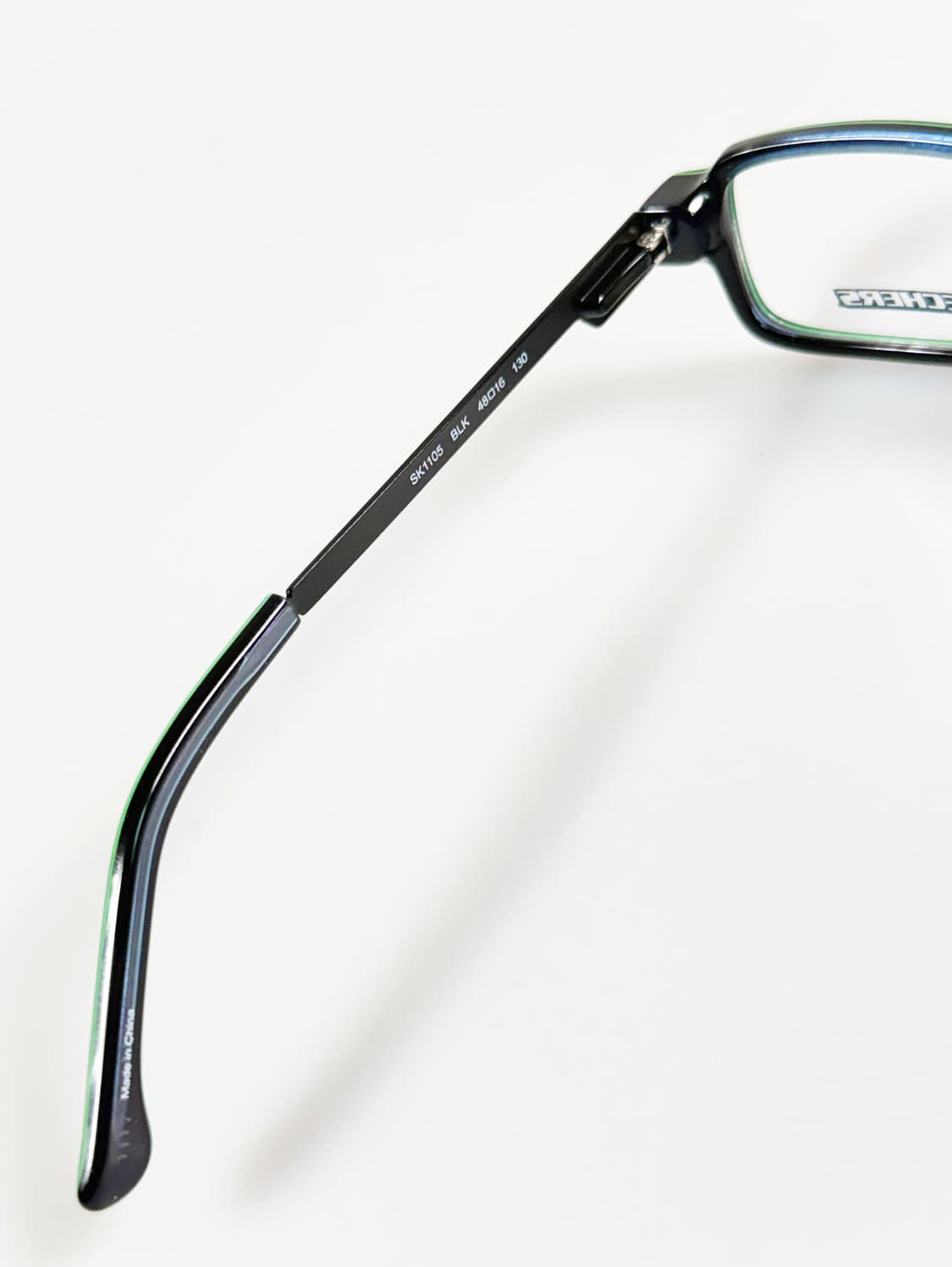 SKECHERS 블랙 뿔테 스퀘어 빈티지 안경 상품이미지7
