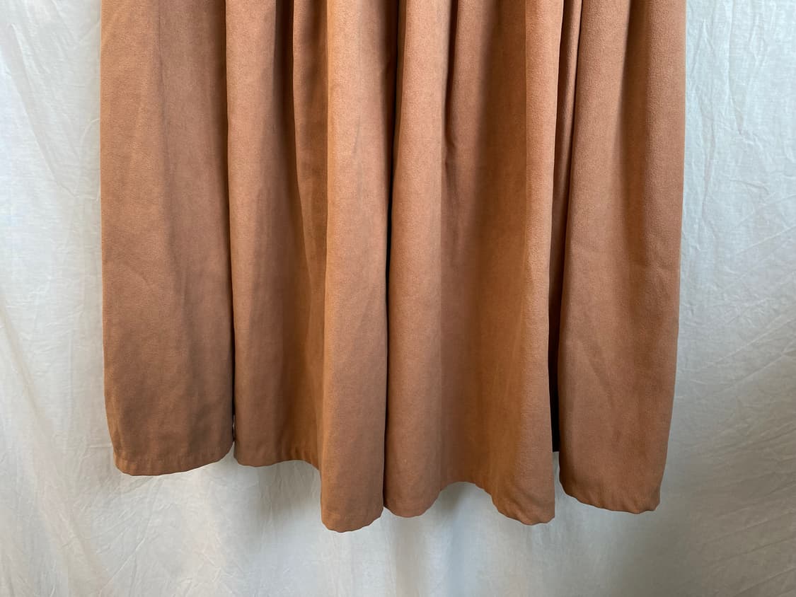 브라운 플리츠 버뮤다 와이드밴딩팬츠(M) 상품이미지6