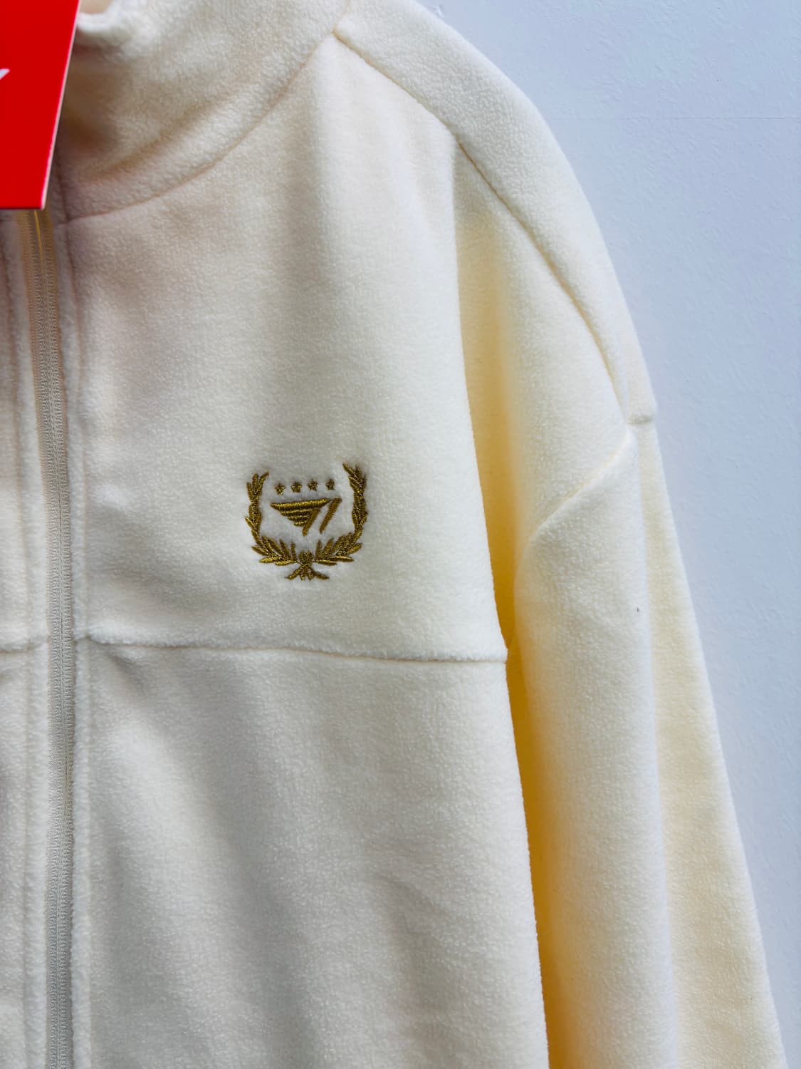 T1 2023 월드 챔피언스 (T1 공식) 플리스 자켓 화이트 상품이미지2